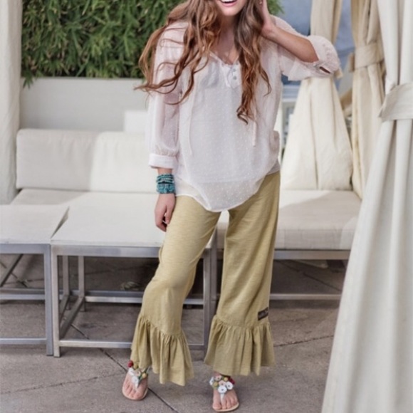 matilda jane womens ruffle pants